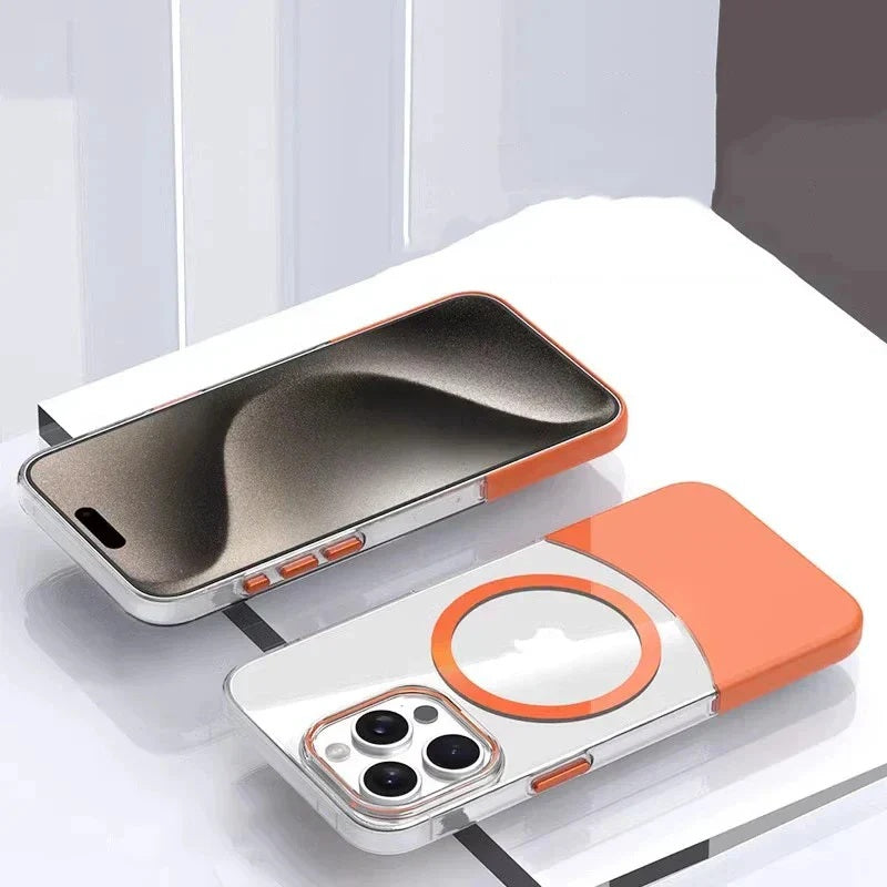 iPhone Series - Transparent MagSafe Shell Case