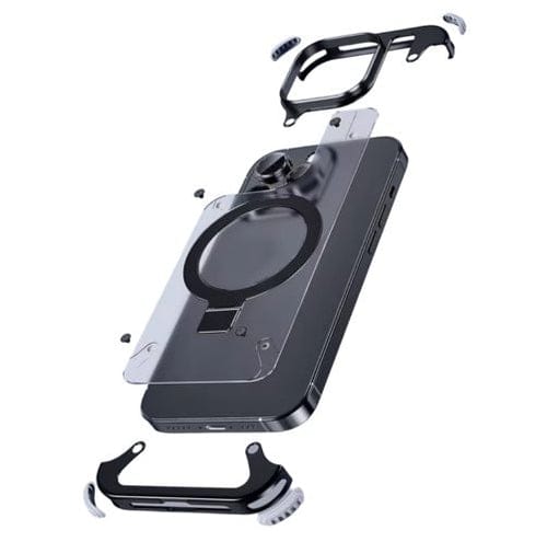 iPhone - Frameless Armoured Case with Kickstand