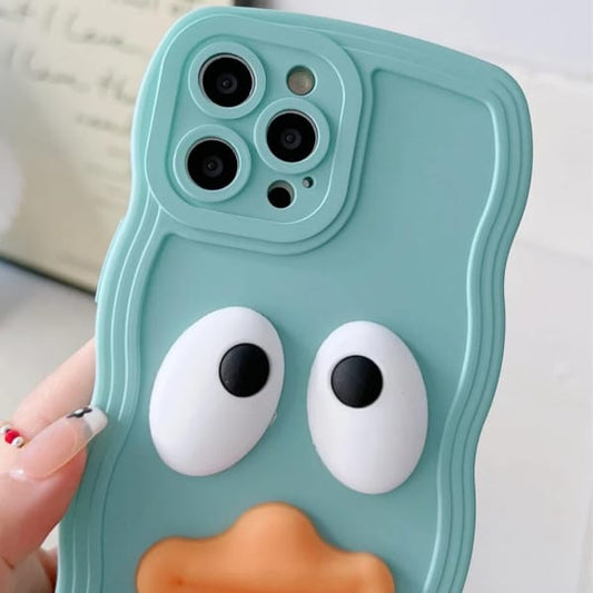 3D Cartoon Duck Decor Cover IPhone