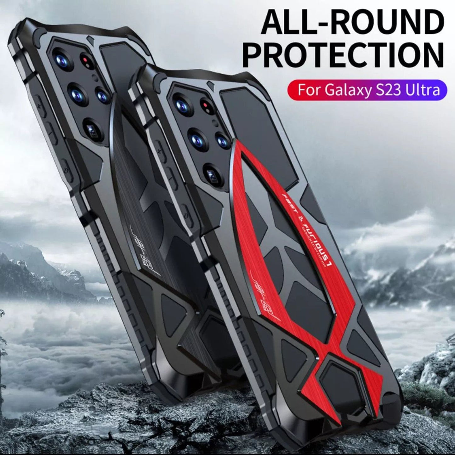 Metal Armor Heavy Duty Shockproof Case - Samsung