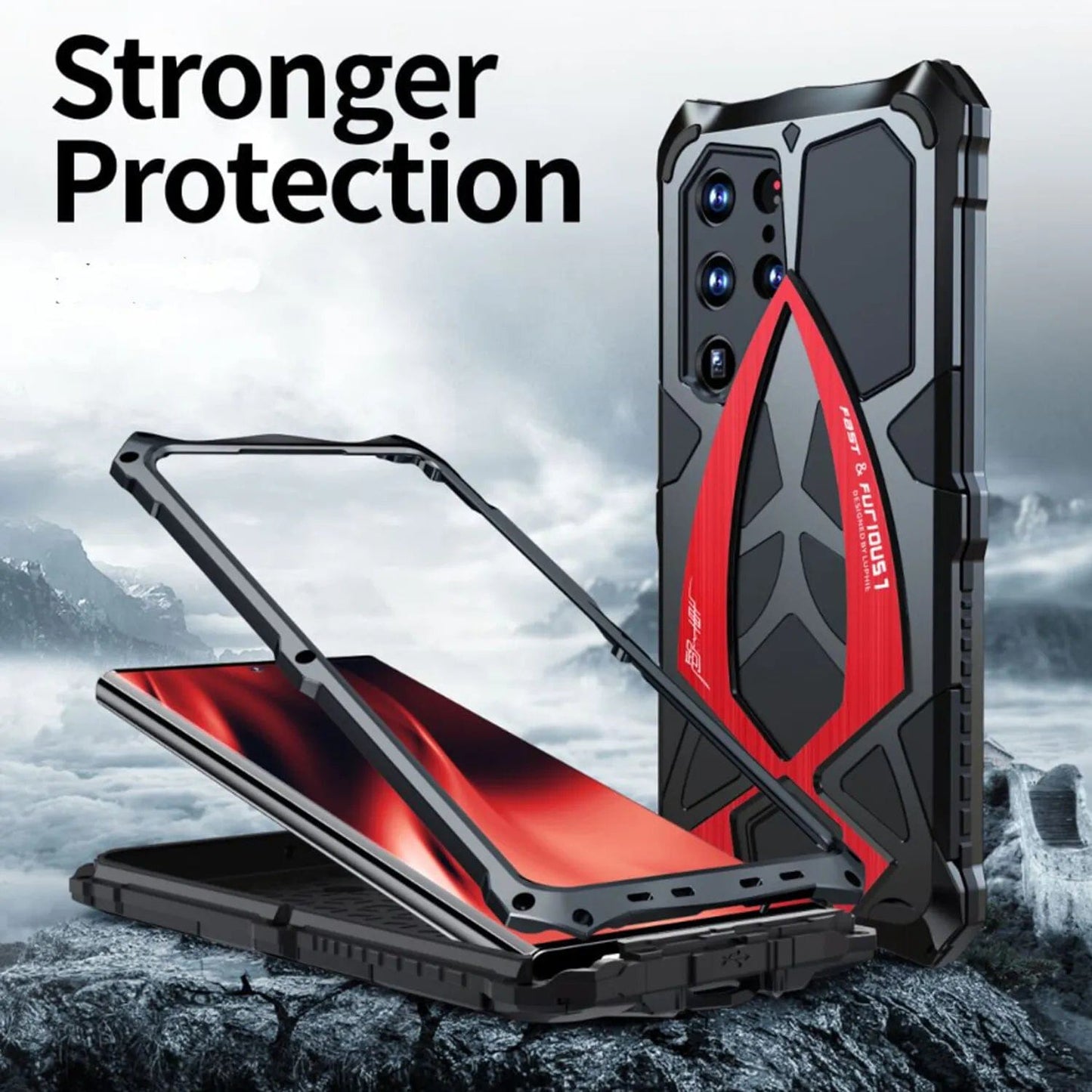 Metal Armor Heavy Duty Shockproof Case - Samsung