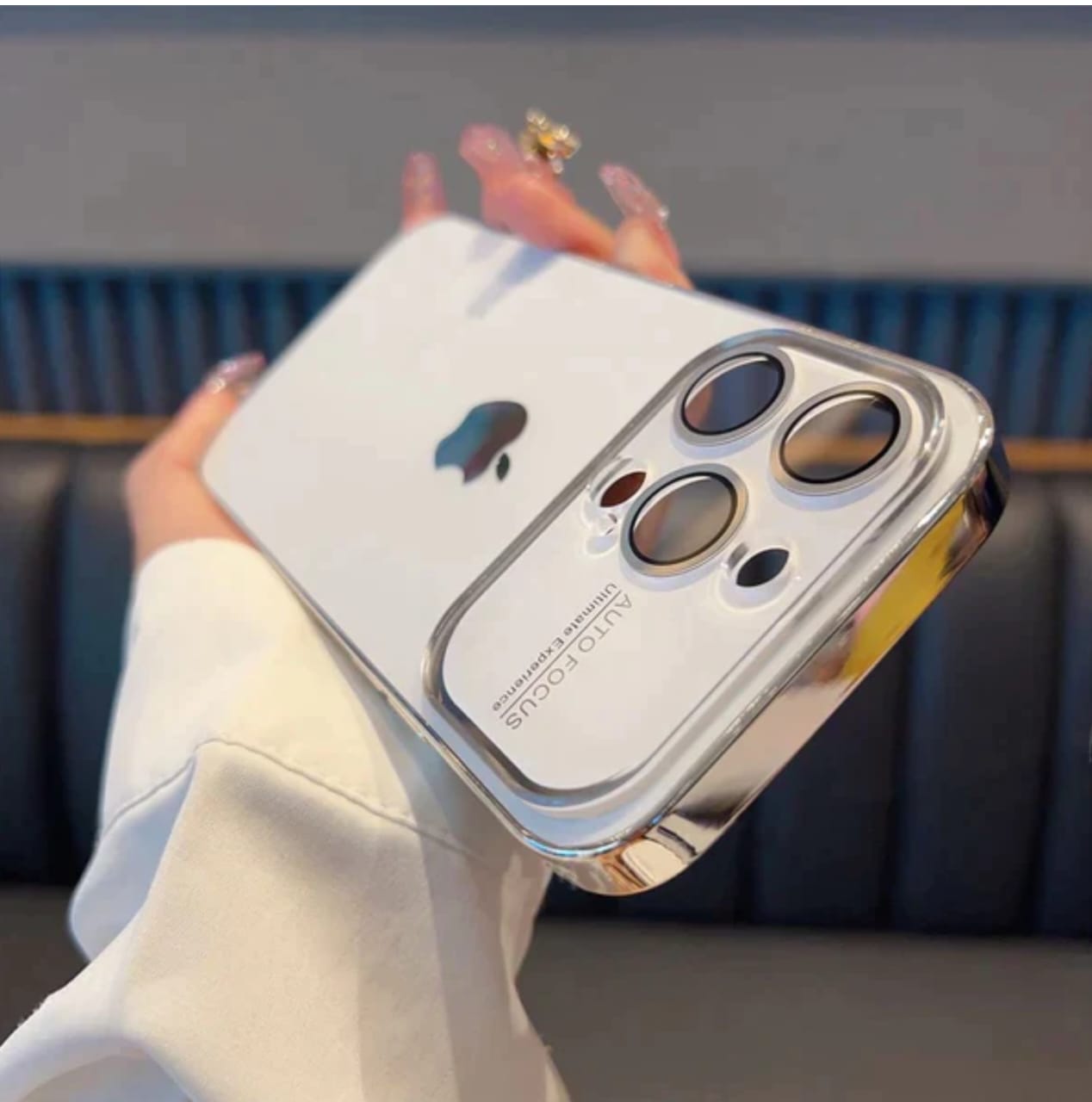 iPhone 15 Series - Electroplated Chrome Lens Case