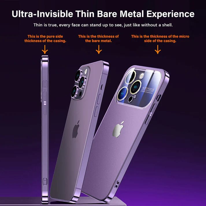 iPhone 15 Series - Electroplated Chrome Lens Case