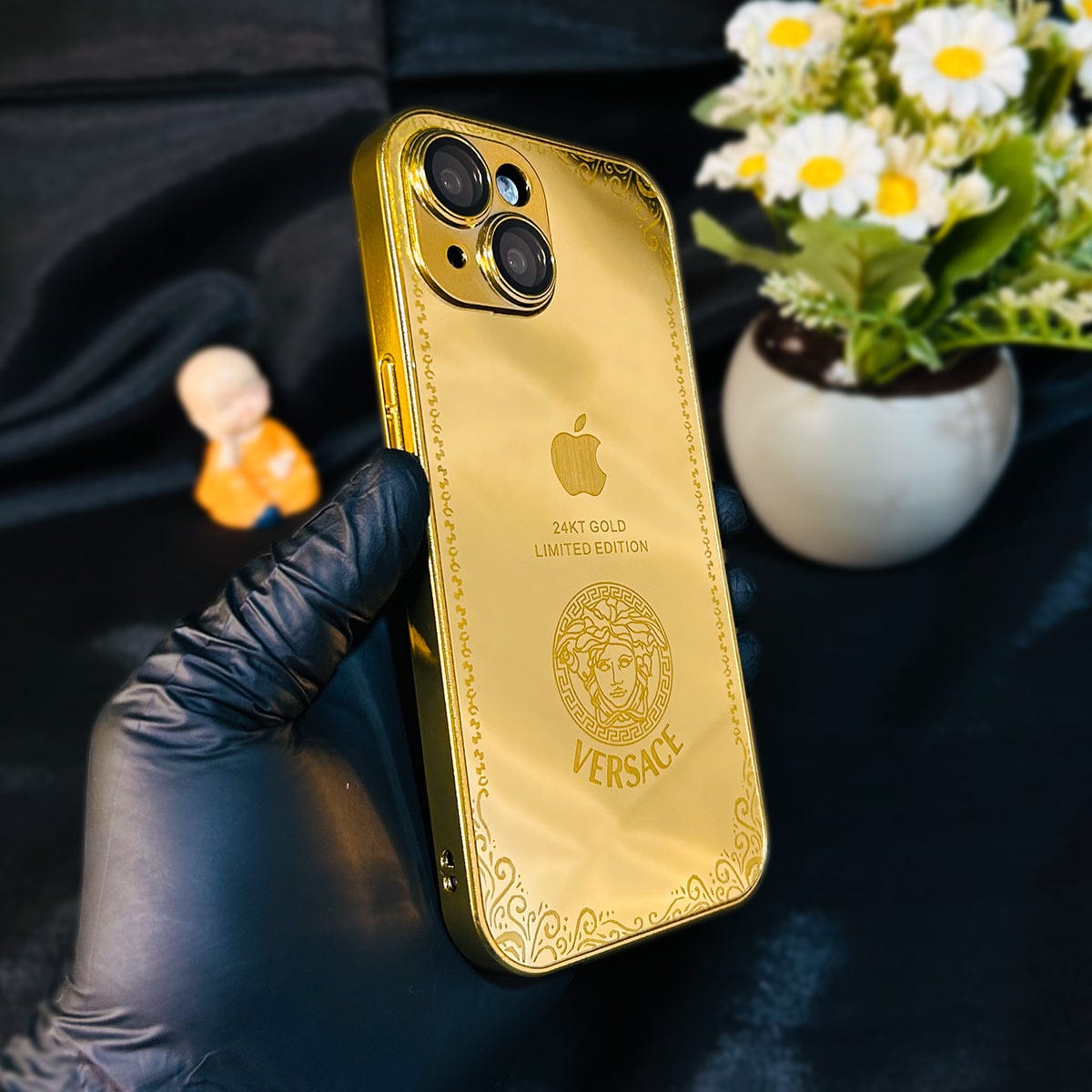 iPhone 15 Series - Luxe Camera Protective Gold Plated Case