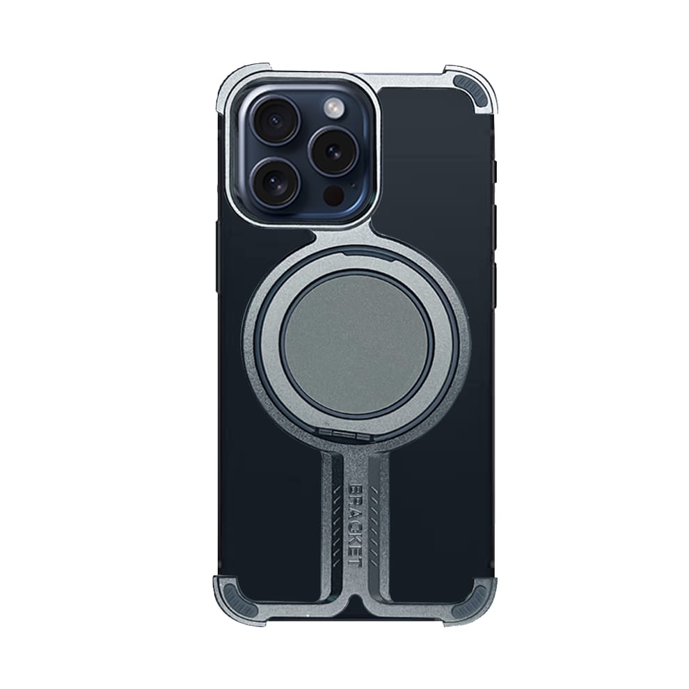 Shockproof Aluminum Frameless Ring iPhone Metal Case