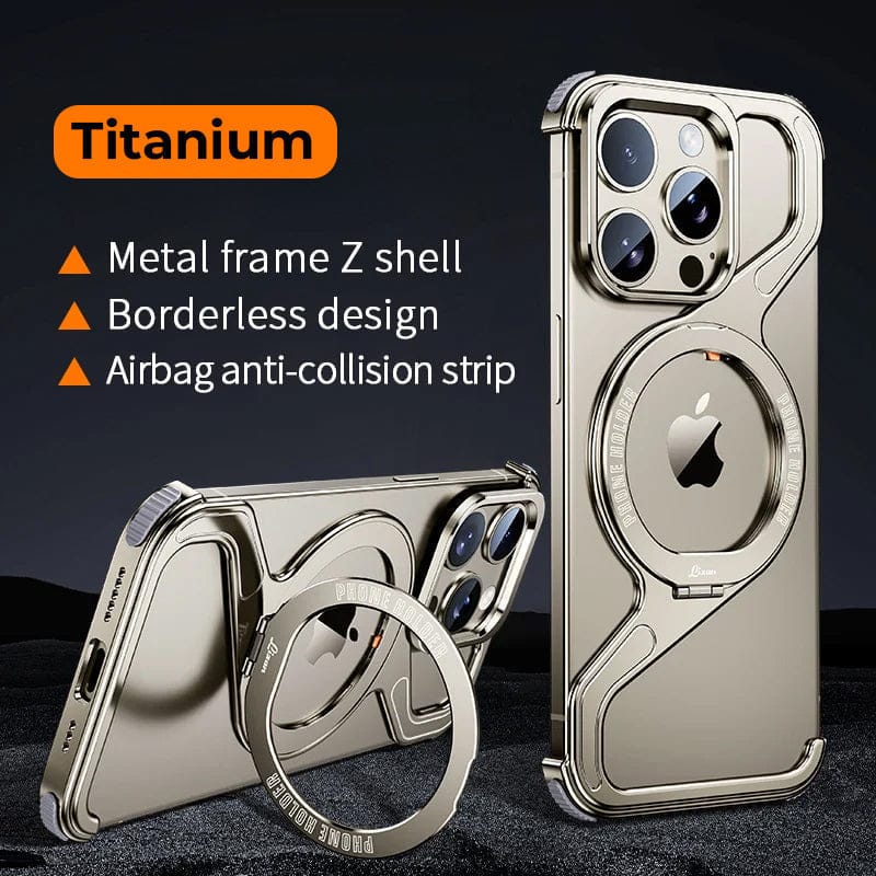 iPhone - Z-shaped Metal Rotating Case