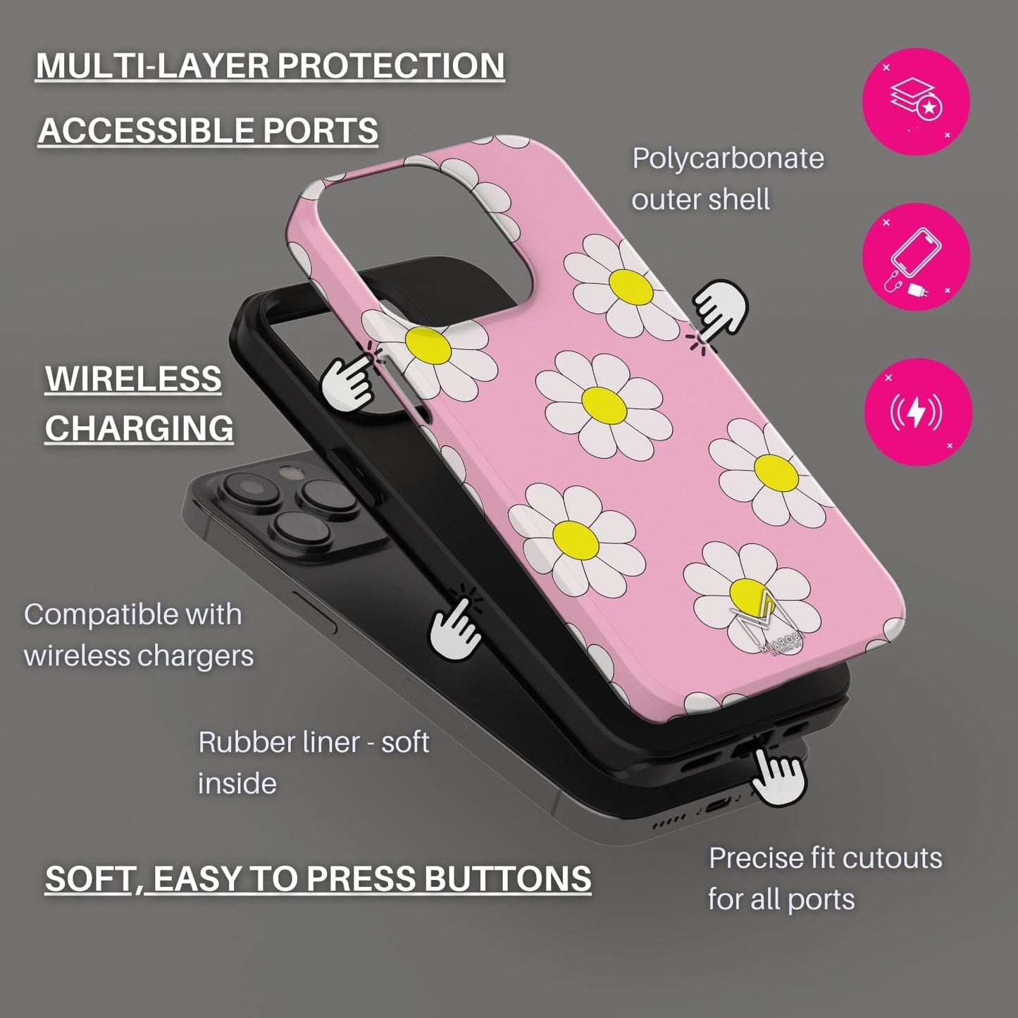 Chamomile Phone Case For iPhone