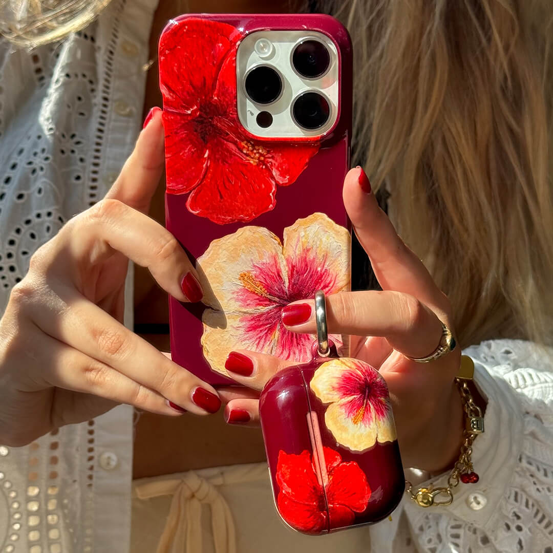 Hibiscus Flower Case For iPhone