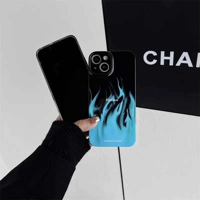 Flame Deep Black Case For iPhone