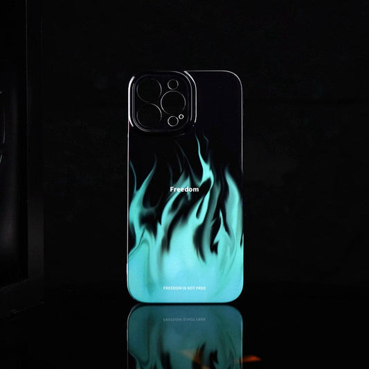 Flame Deep Black Case For iPhone