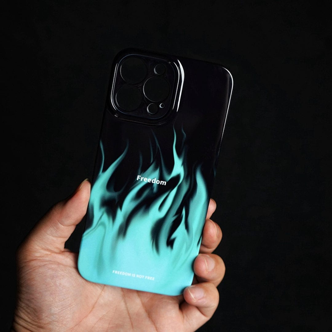 Flame Deep Black Case For iPhone