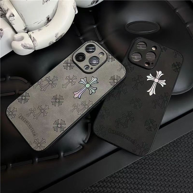 Cross Embossed Case For iPhone