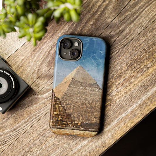 Egypt Pyramid Painting Phone Case, iPhone Cases